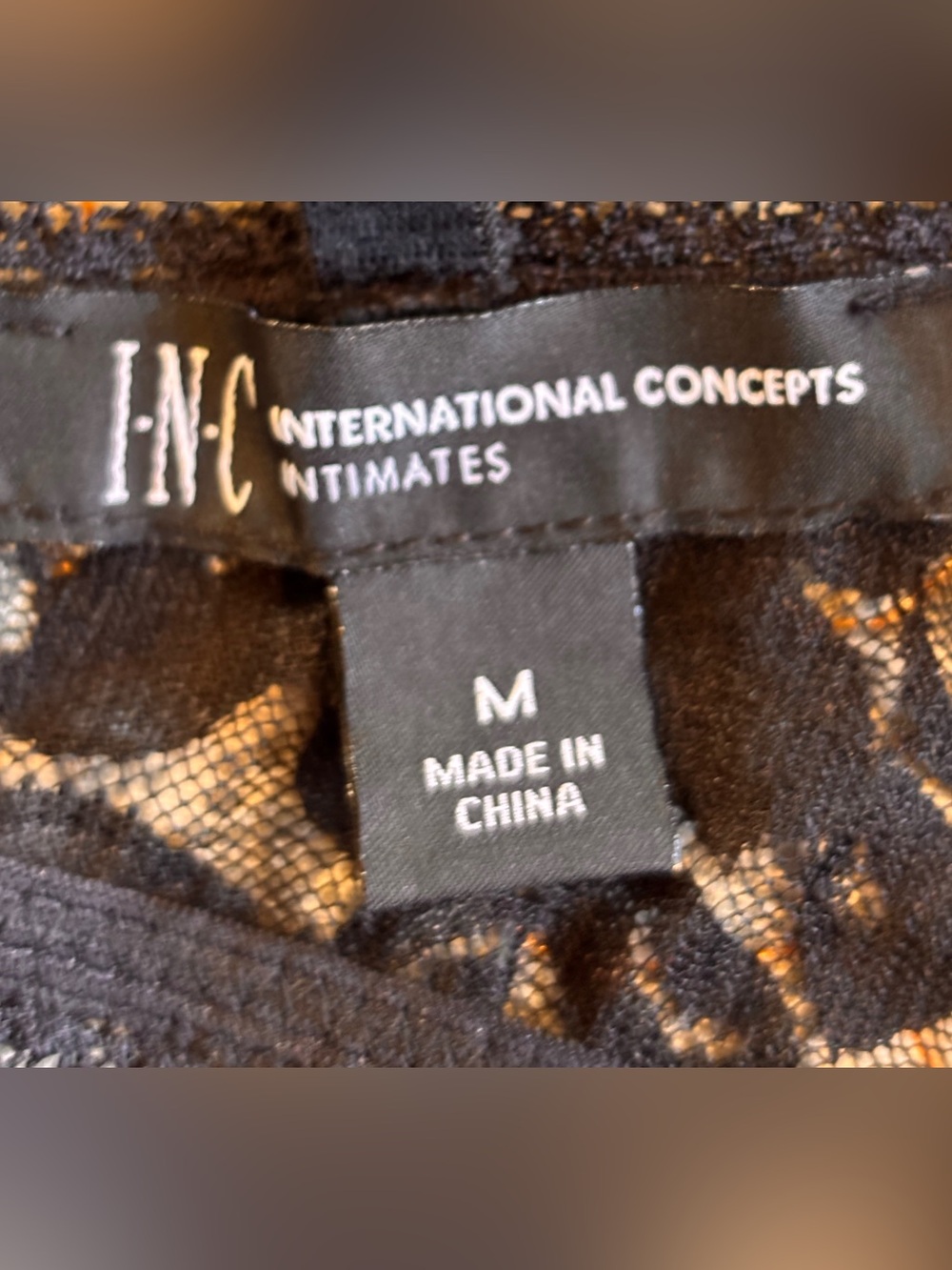 INC Black Floral Lace Underwire Bodysuit Medium NWT - Picture 6 of 8